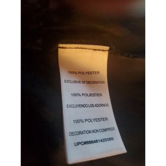 Dollie & Me Girl's Black Velvet Red Plaid Gold Bow Size 10 Tie Back Belt Buttons - Picture 14 of 15